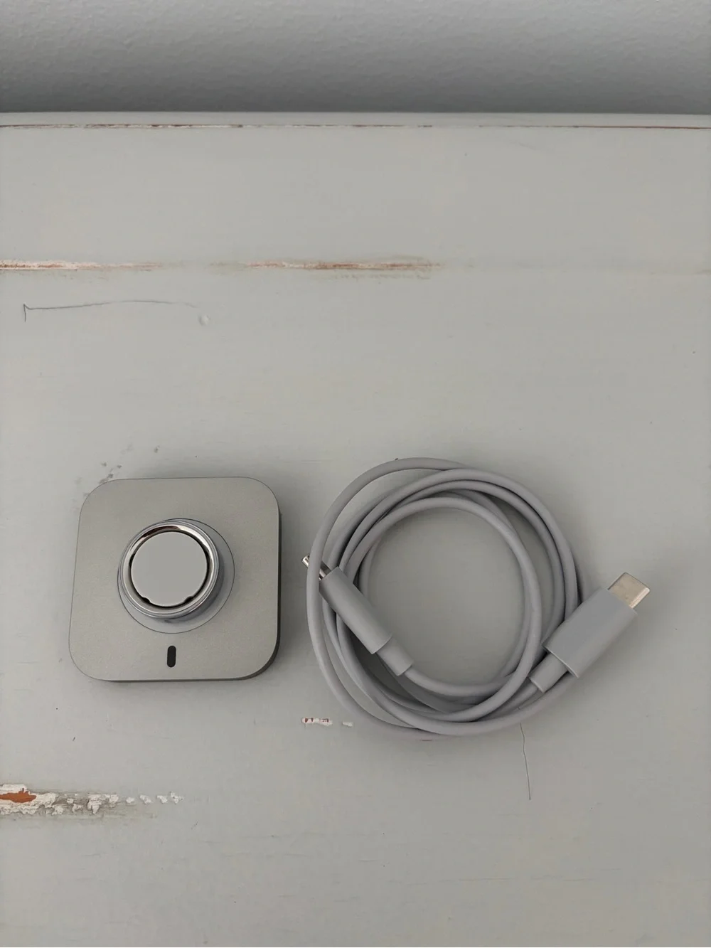 Oura Ring 4 Silver Finish Smart Ring (Size 8)